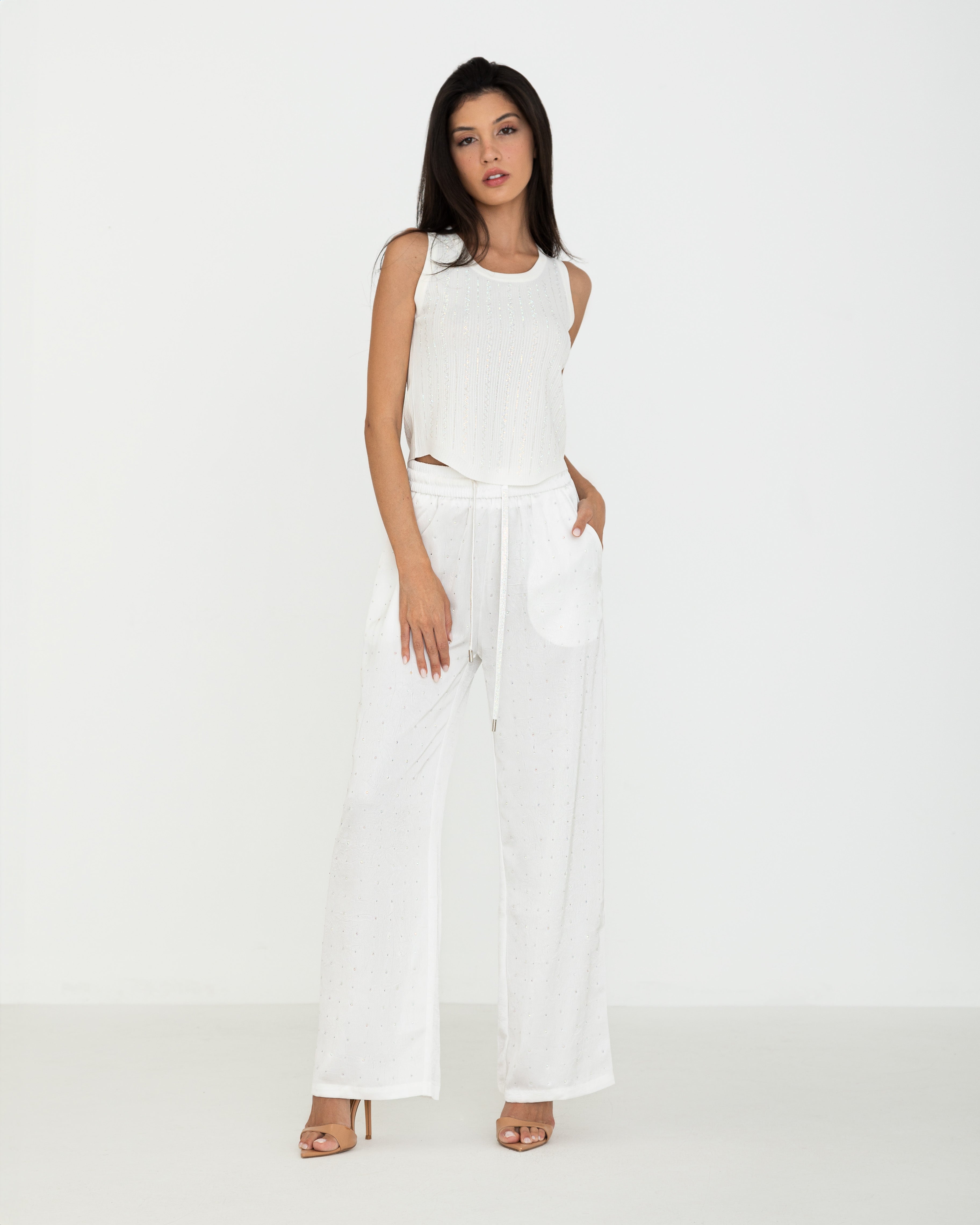 Milky Way Tank Top - White