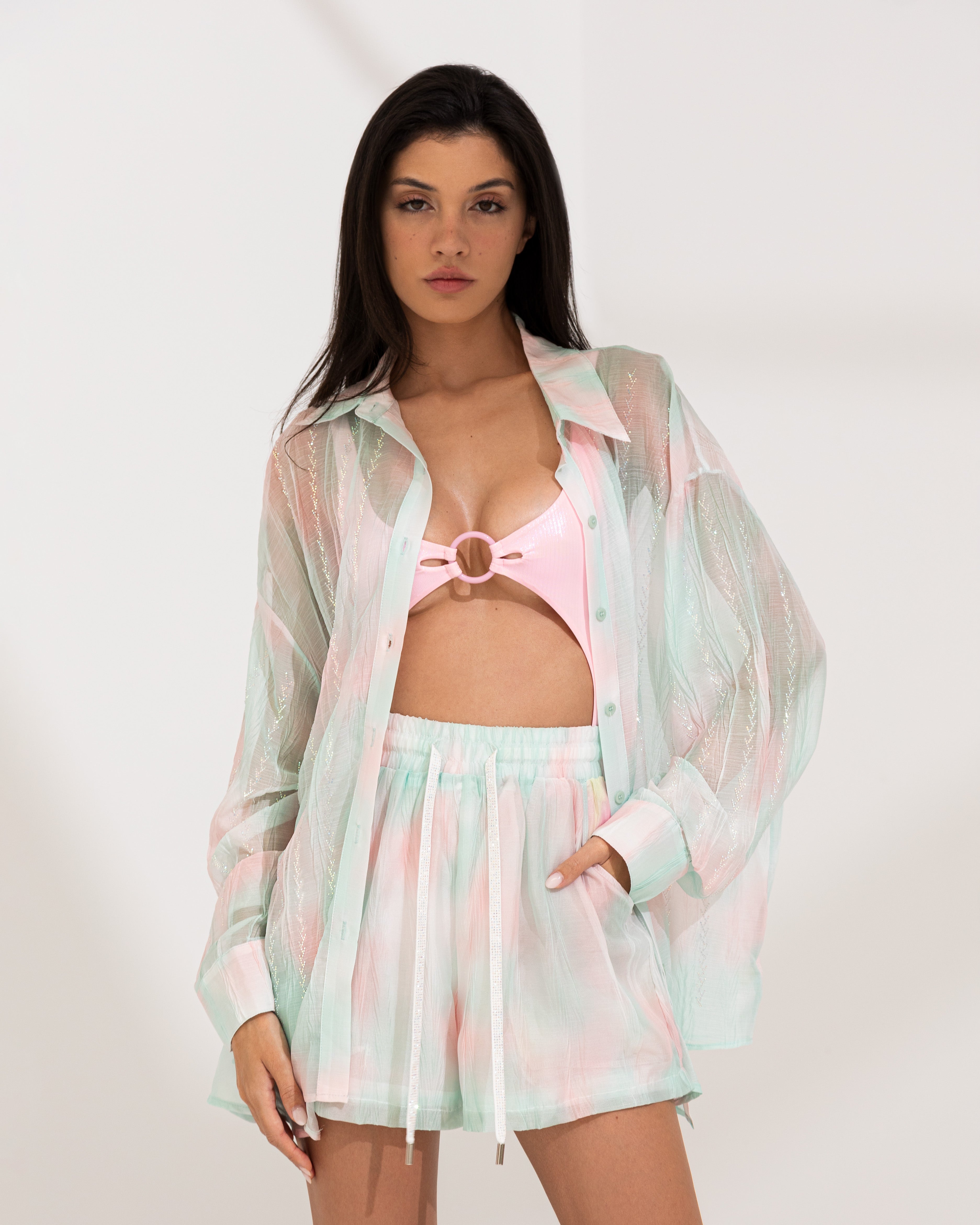 Island Retreat Set - Oversized Shirt & Short