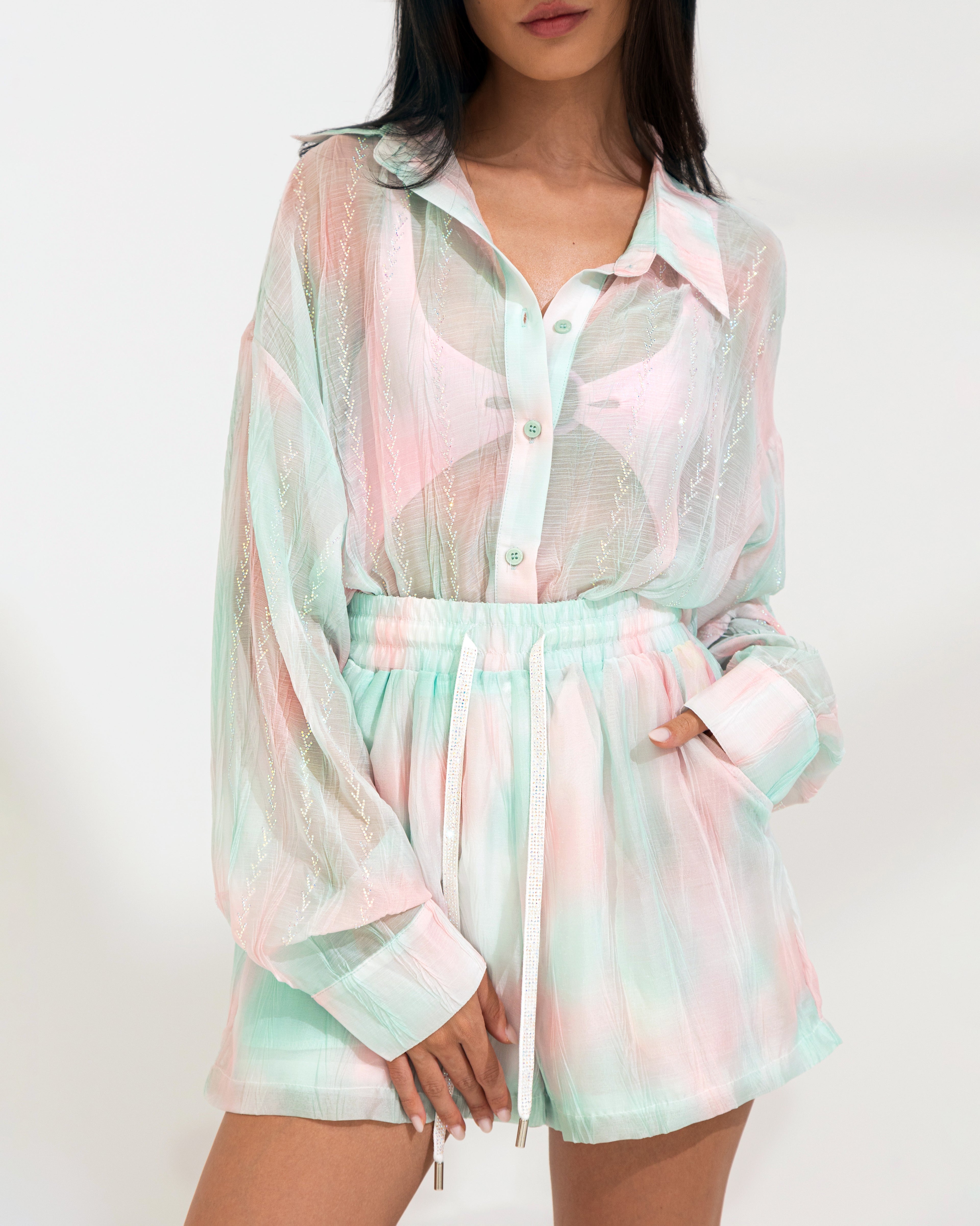 Island Retreat Set - Oversized Shirt & Short
