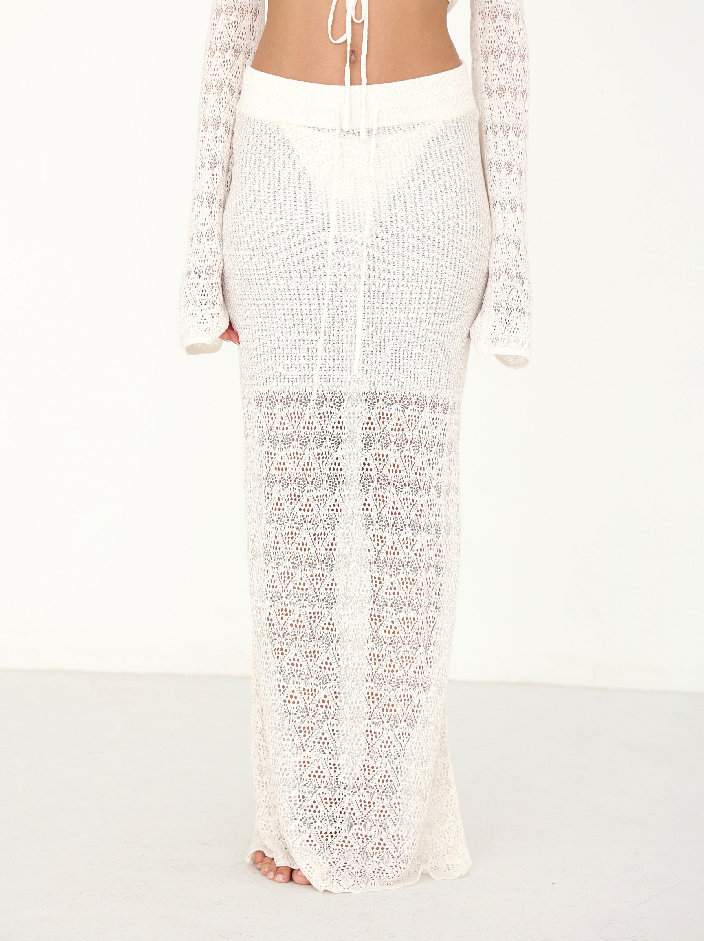 Bianka - Maxi crochet Skirt