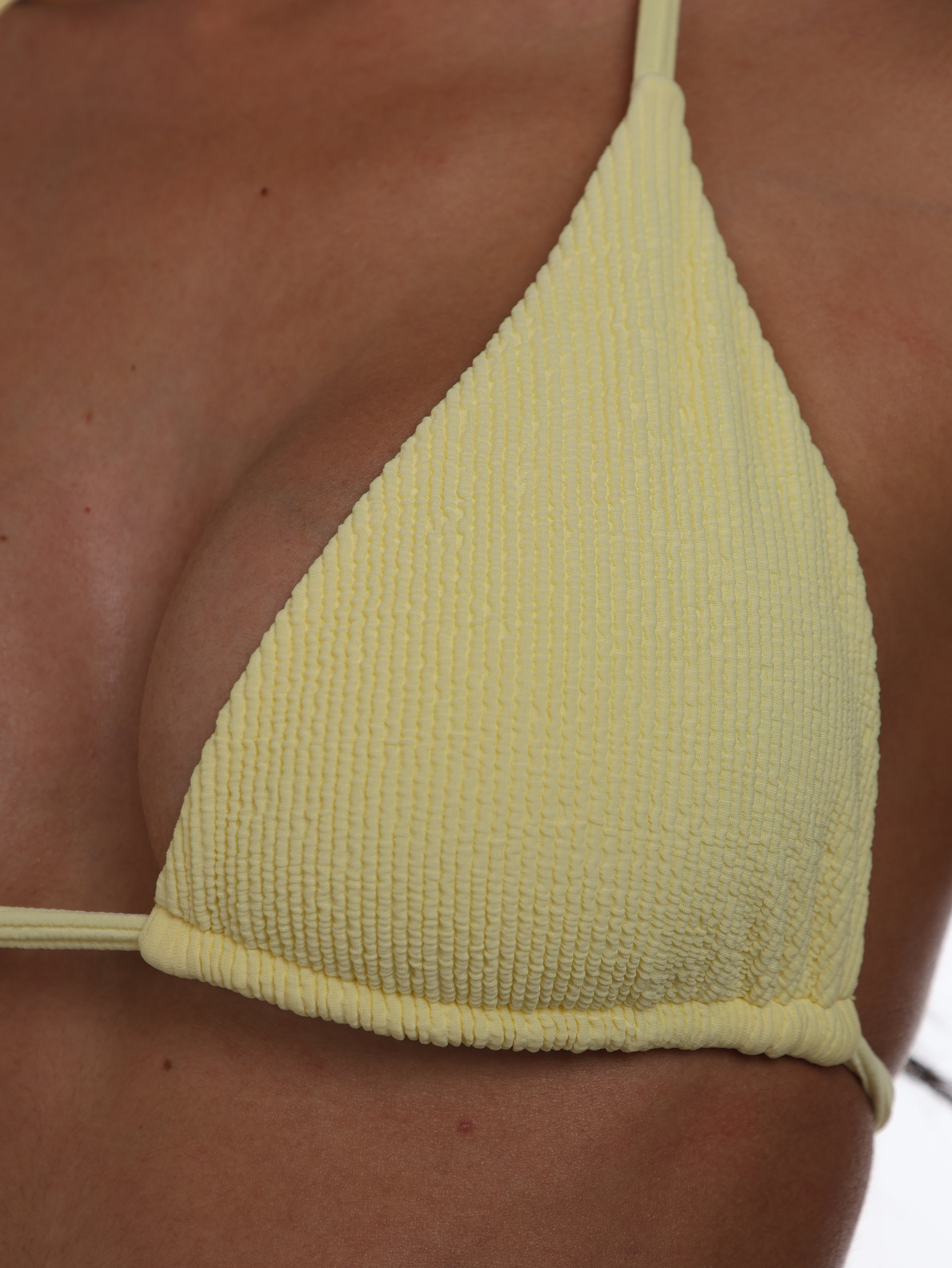 Canary Halter Bikini Top