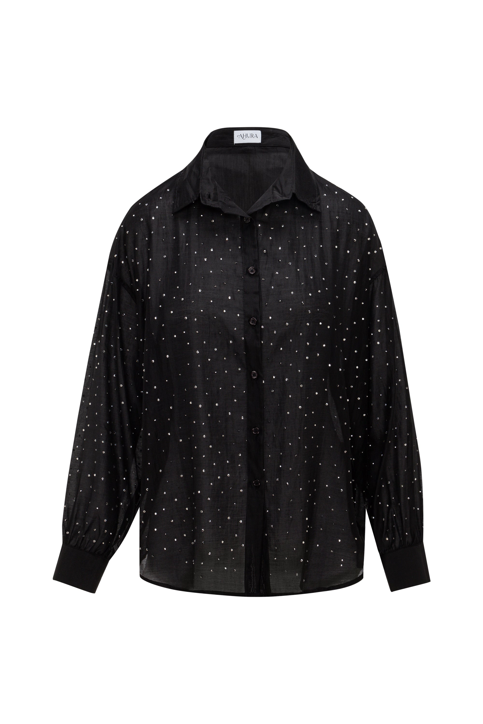 Galaxy Oversized Long-sleeves Shirt