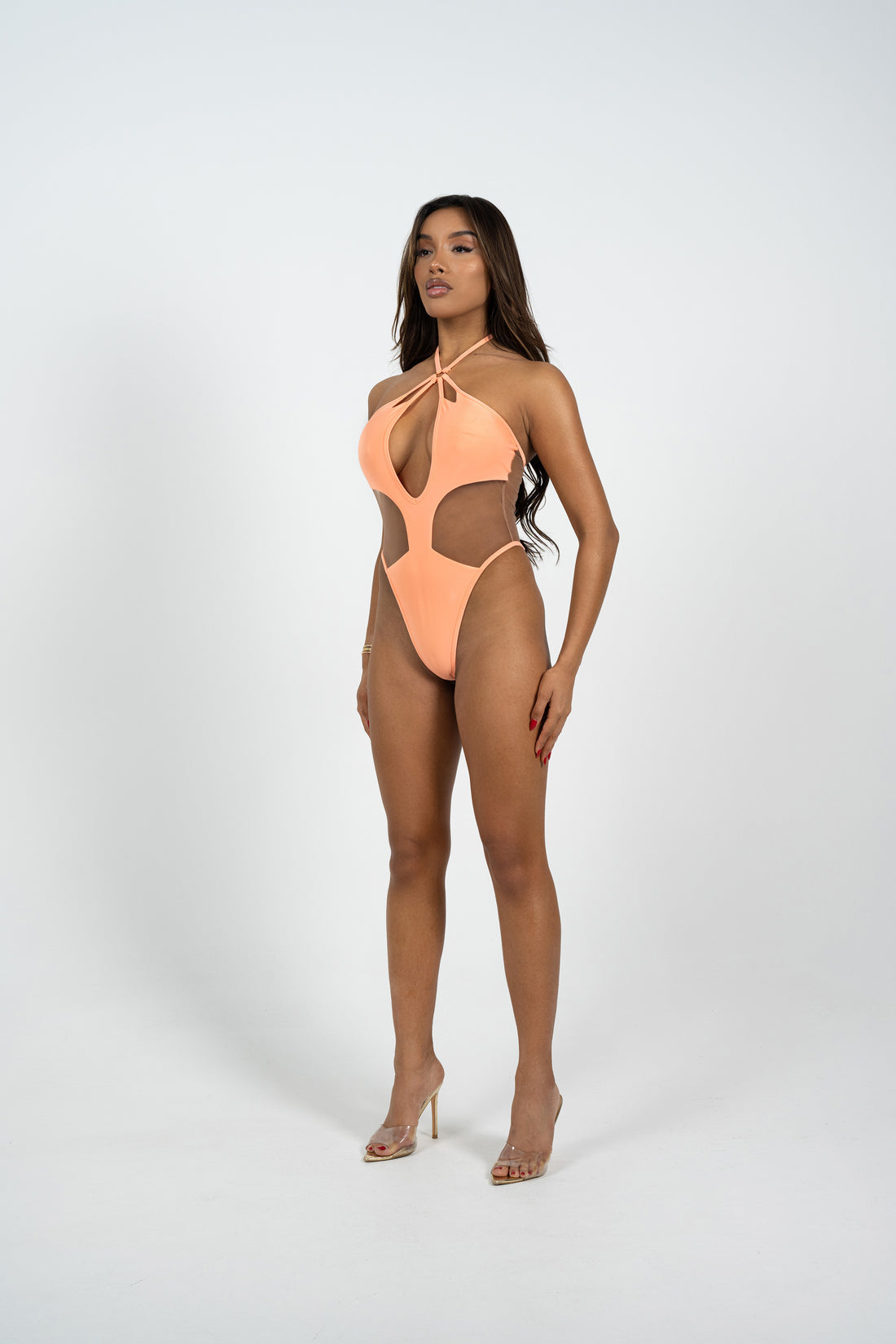 Déesse Monokini Peach- one piece