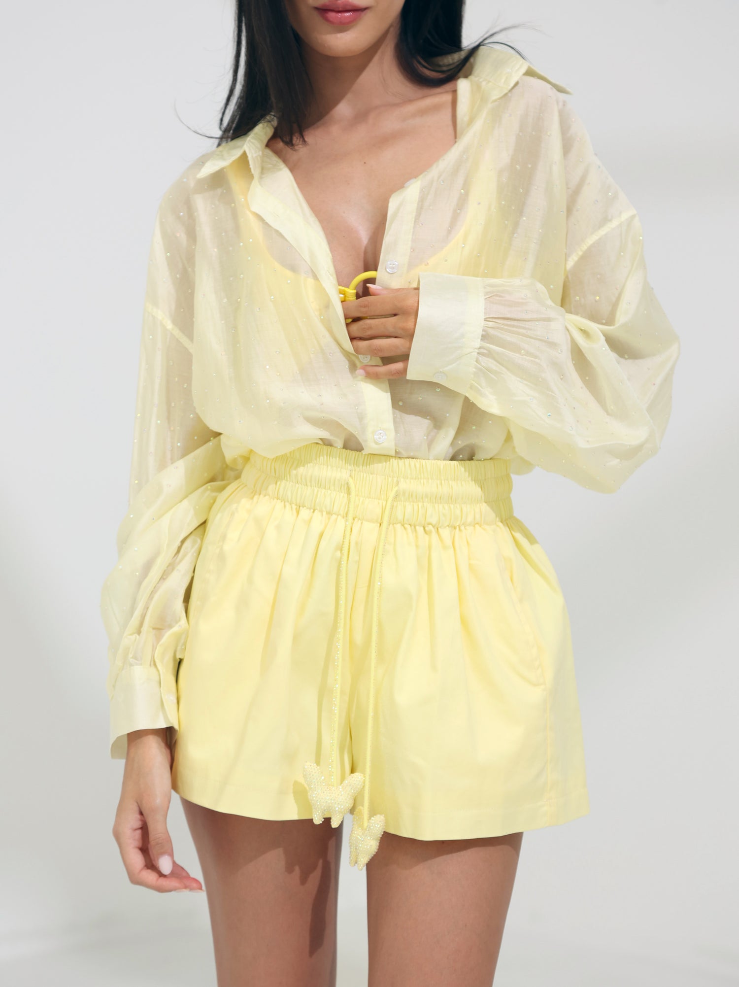 Golden Hour Oversized Shirt - Yellow