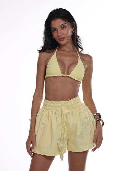 Canary Halter Bikini Top