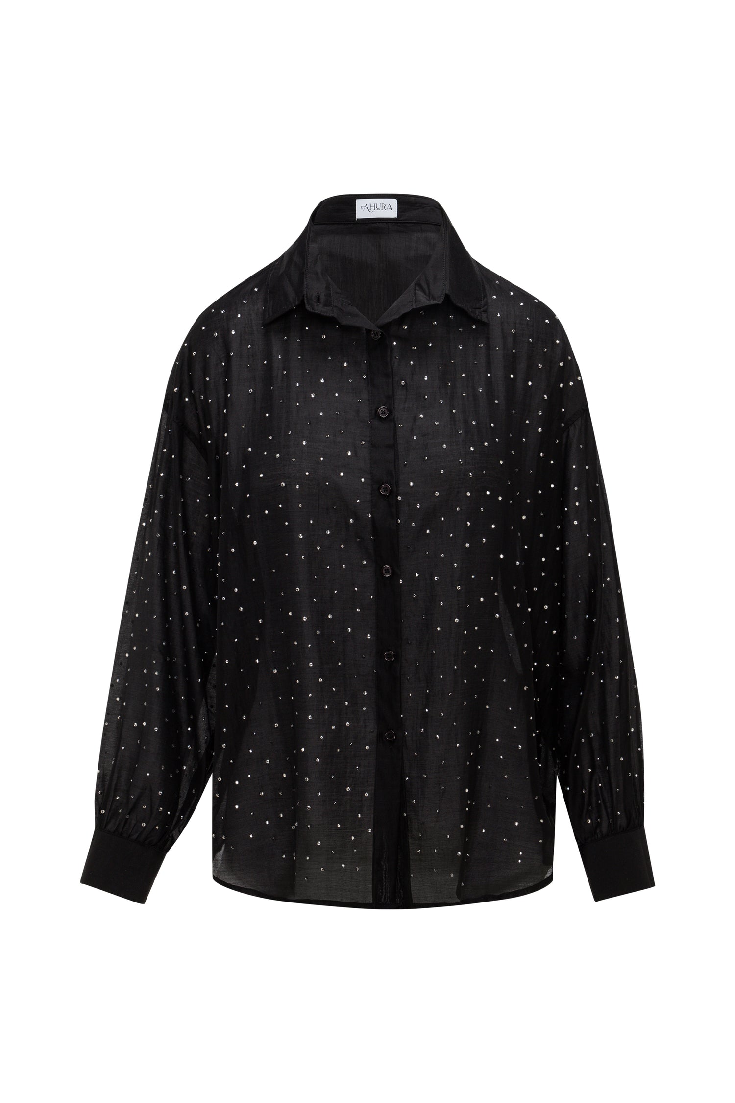 Galaxy Oversized Long-sleeves Shirt