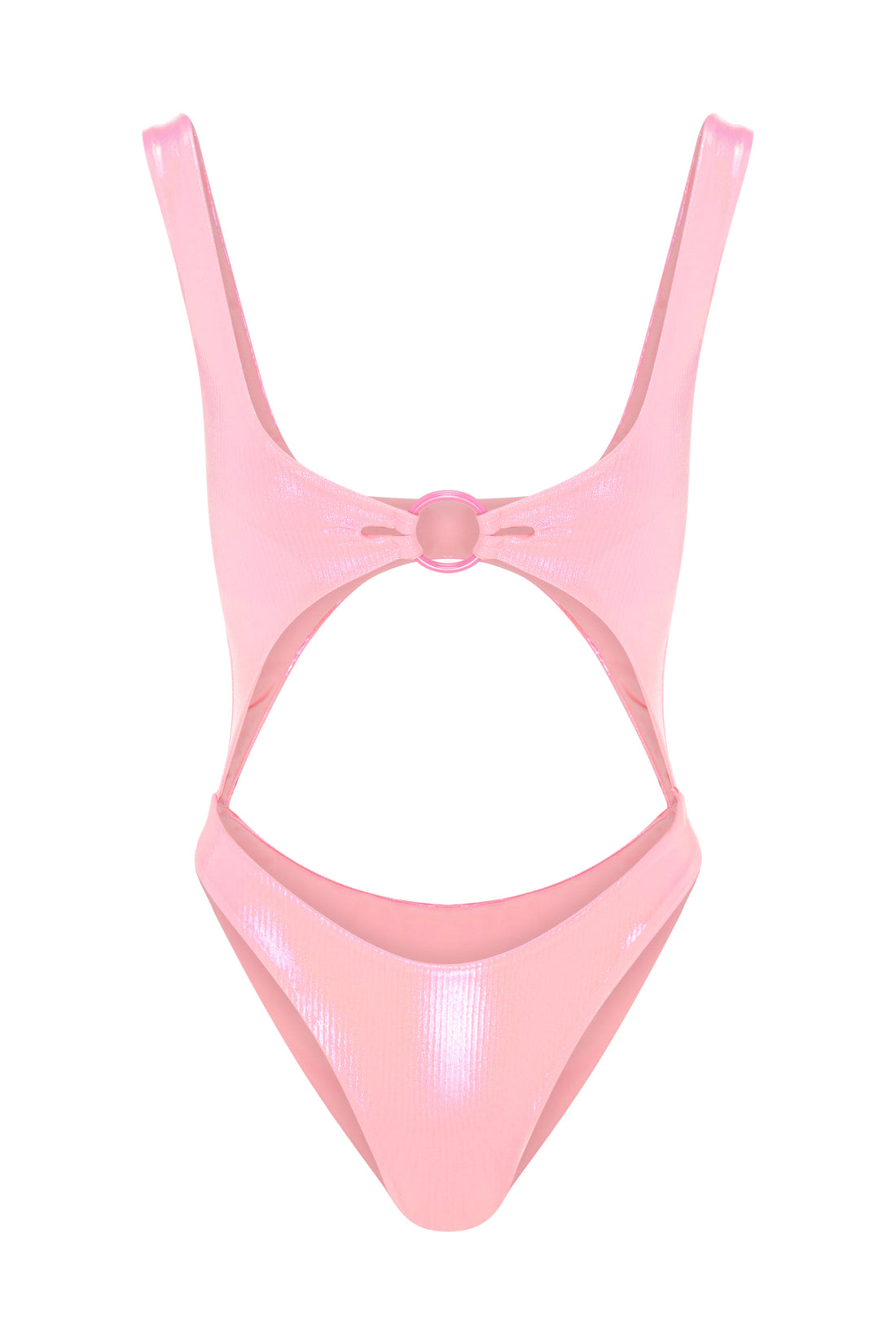 Pink Luster Cut-out One Piece Monokini