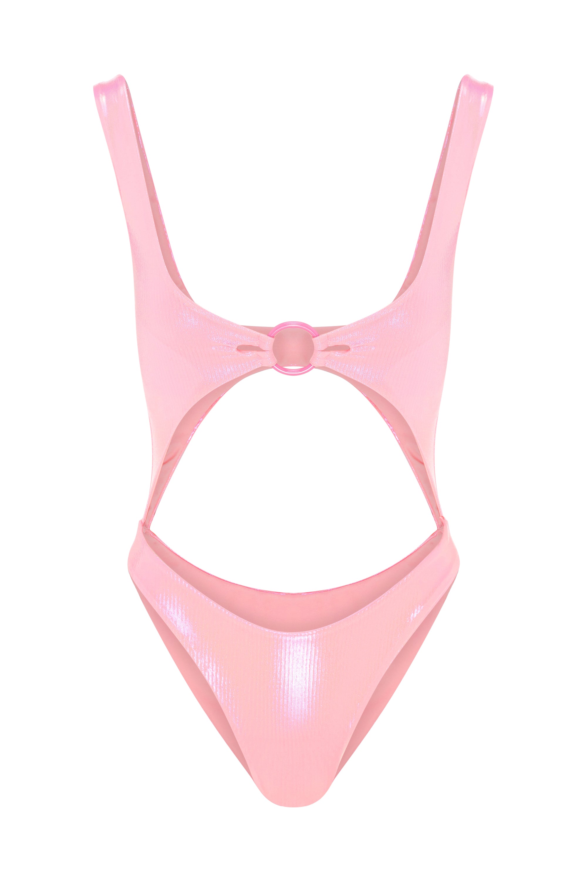 Pink Luster Cut-out One Piece Monokini